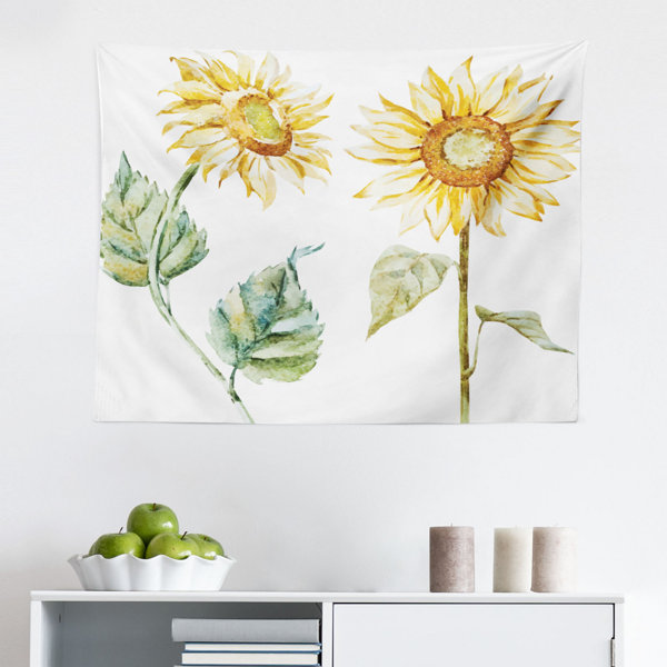 East Urban Home Wandbehang Verlockende Sonnenblumen Sommer Inspiriertes